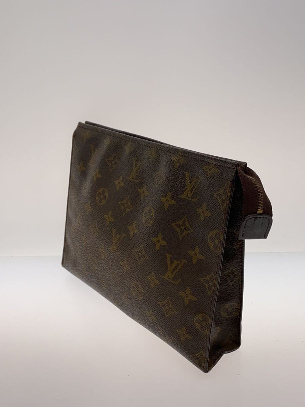 Louis Vuitton Canvas Pochette Toilette Brown